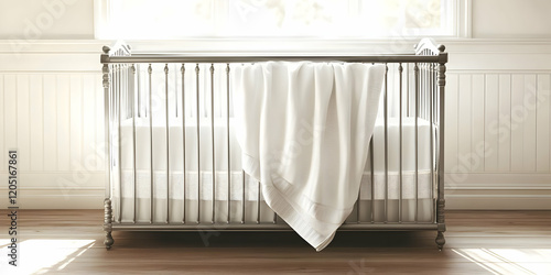 Empty Crib Stands Ready in ...
