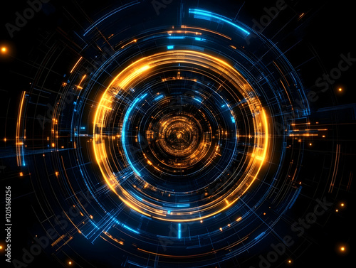 Abstract Circular Design Ra...