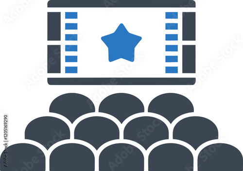 Movie Screening Icon photo