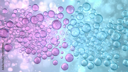 Abstract 3D Render of Float...