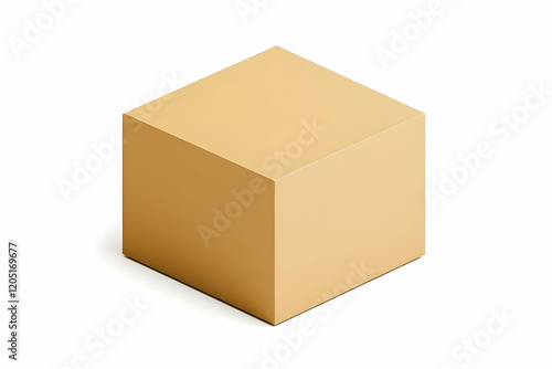 3D Rendering of a Cardboard...