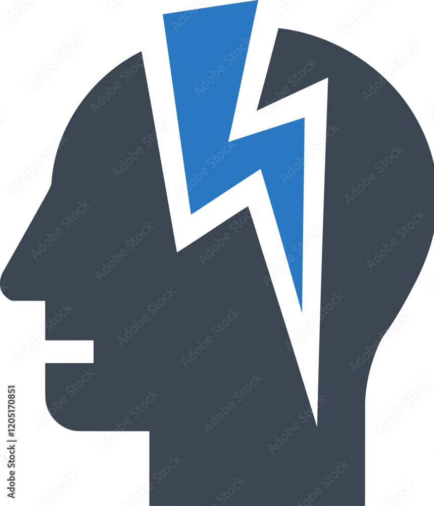 Head Brainstorm Icon