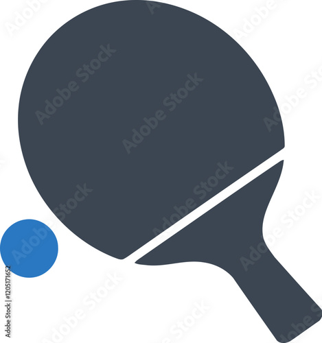 Table Tennis Paddle Icon