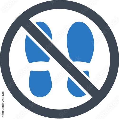 Restricted Footprints Zone Icon