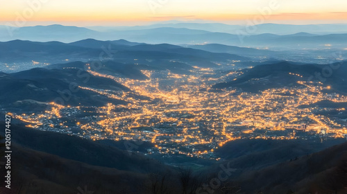 City Lights Illuminate Vall...