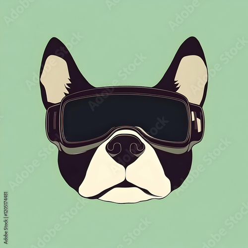 Illustration of a Dog Weari...