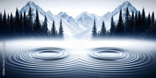 Serene Winter Landscape Ref...