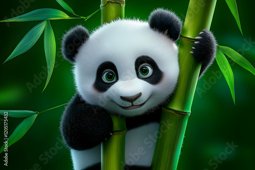 Adorable Baby Panda Cub Hug...