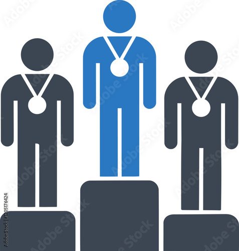 Podium Medals Winners Icon