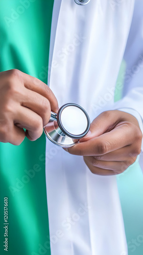 Doctor Holds Stethoscope Ca...