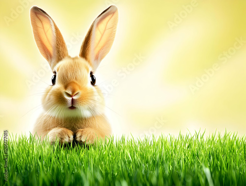 Adorable Rabbit Poses in Lu...