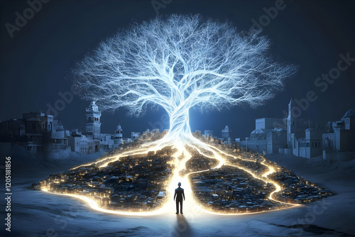 Glowing Tree Illuminates Fu...