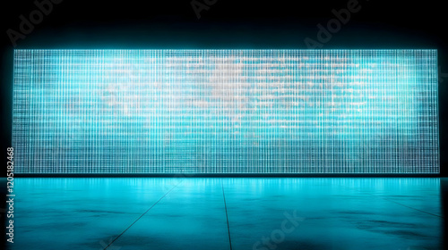 Large Glowing Rectangular P...