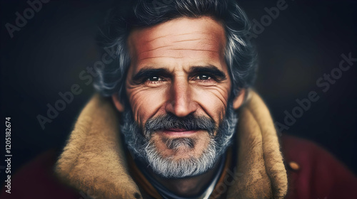 Portrait of a Smiling Matur...