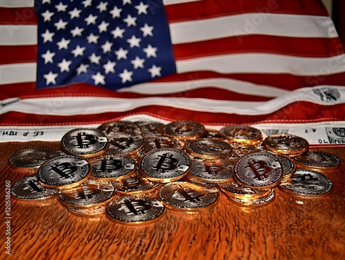 Bitcoin Cryptocurrency Coin...