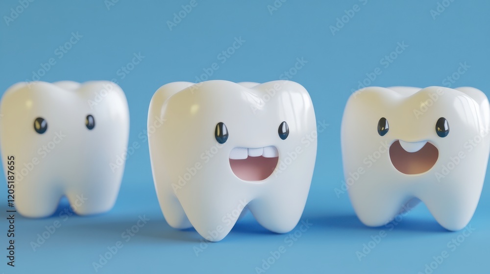 3D Cute healthy tooth,tooth character with toothbrush ,Dental care illustration set,childrens dentistry concept,pain and lean on other teeth cause of tooth decay,dental care for kids. 3D Cute healthy tooth,tooth character with toothbrush ,Dental care illustration set,childrens dentistry concept,pain and lean on other teeth cause of tooth decay,dental care for kids.