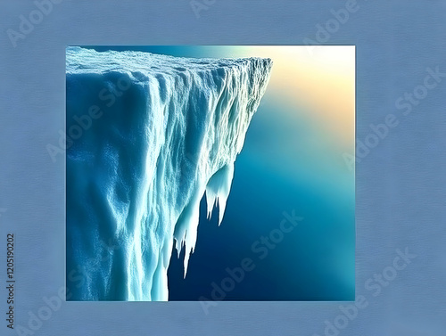 Iceberg Cliff Looms Over De...
