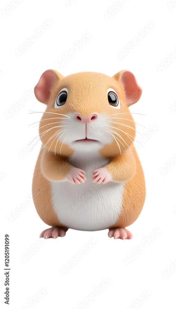 Adorable 3D Hamster Image Perfect for Websites and Apps Adorable 3D Hamster Image Perfect for Websites and Apps