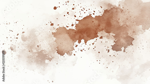 Abstract watercolor aesthetic horizontal background. Hand drawn vector splatter texture. Brush stroked painting pastel color watercolour