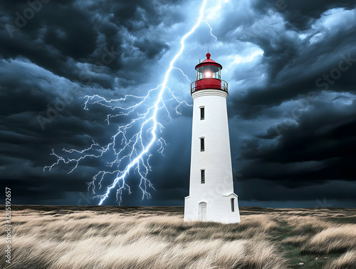 Lighthouse stands tall amid...