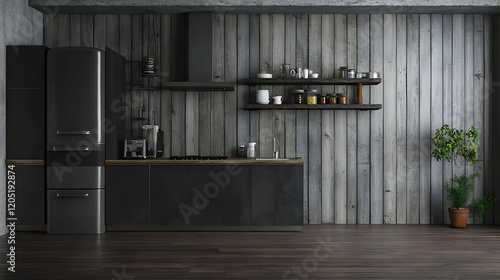 Modern Minimalist Kitchen D...