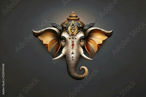 Majestic Elephant Illustrat...