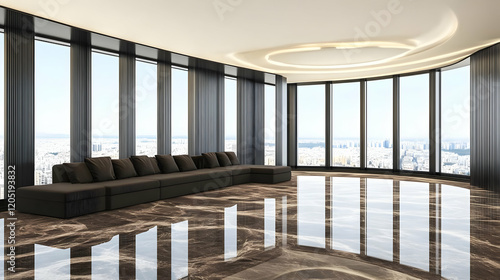 Modern living room interior...