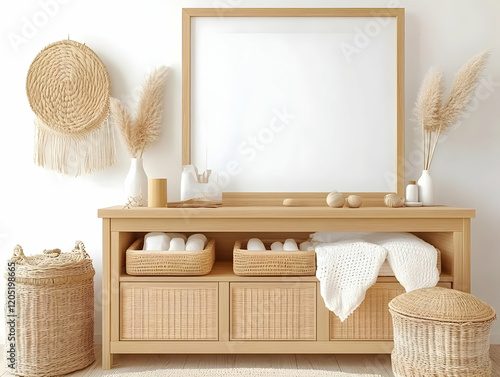 Wooden cabinet displays wic...