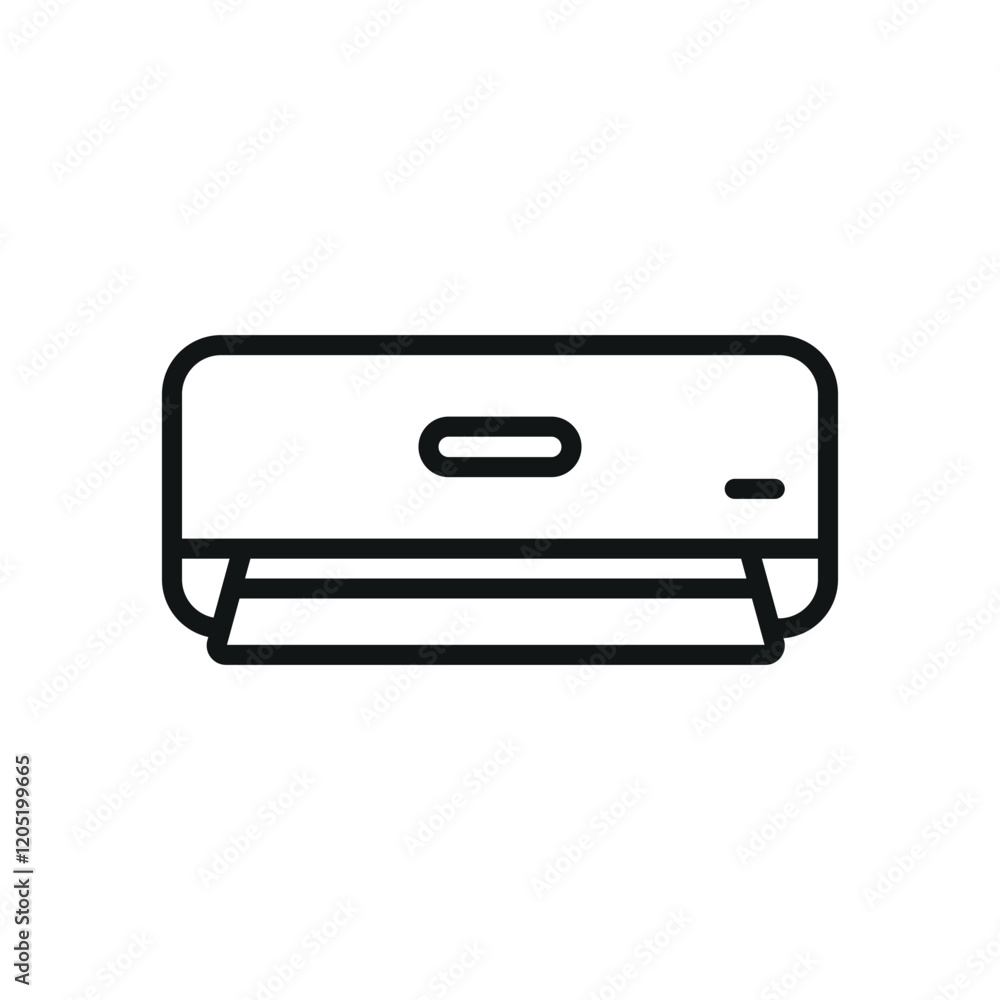Air conditioner icon with a sleek and modern design, perfect for enhancing home appliance, cooling, or technology-themed projects Air conditioner icon with a sleek and modern design, perfect for enhancing home appliance, cooling, or technology-themed projects