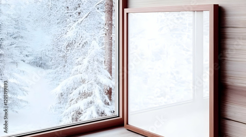 Blank Frame Leans on Wall b...