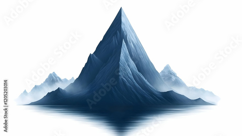 Majestic Mountain Peak Refl...