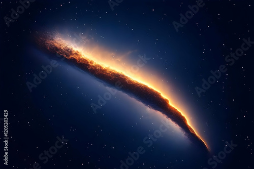 Cosmic Dust Cloud Ignites: ...