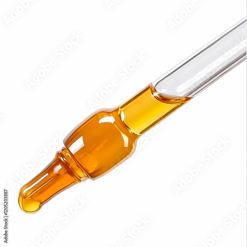 Glass Pipette Dispenses Gol...