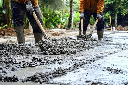 Construction Workers Spread...
