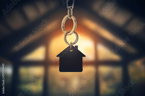 House Keychain Dangles with...