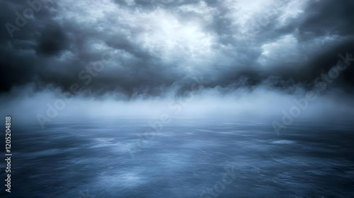 Dark and Moody Ocean Scene ...