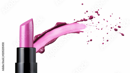 Pink Lipstick with a Splash...