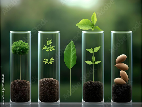 Plant Growth Stages in Test...