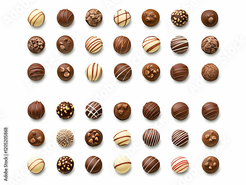 Variety of Chocolate Truffl...