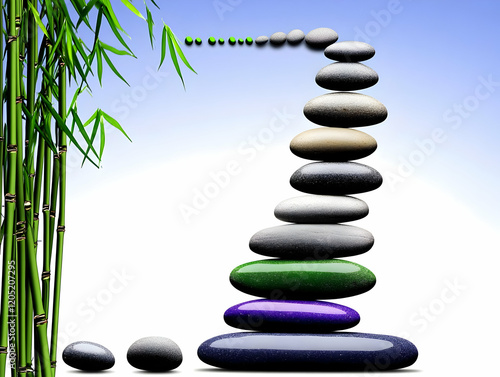 Balancing Stones Stacked wi...