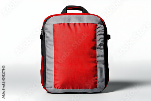 Red and Gray Backpack Stand...