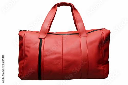 Stylish Red Leather Travel ...
