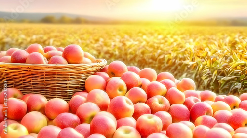 Freshly Picked Apples Overf...