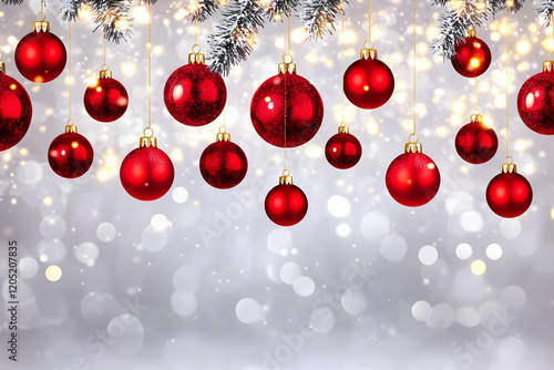 Red Christmas Ornaments Han...