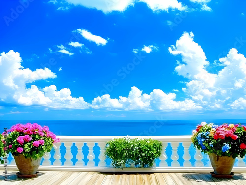 Balcony Overlooks Tranquil ...