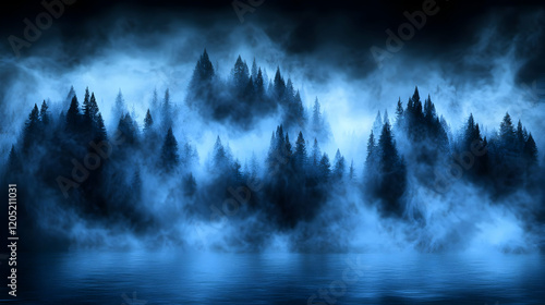 Mystical Forest Shrouded in...