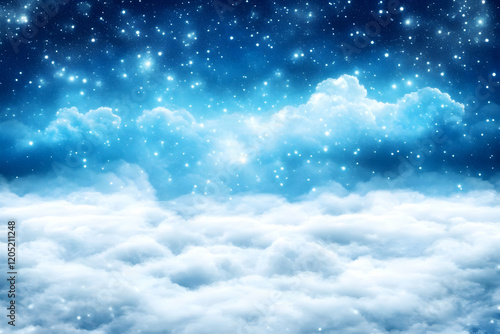 Magical Night Sky Backgroun...