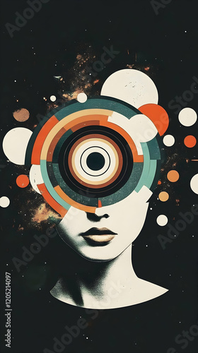 Abstract Portrait Illustrat...