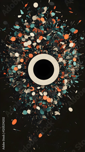 Abstract Background with Co...