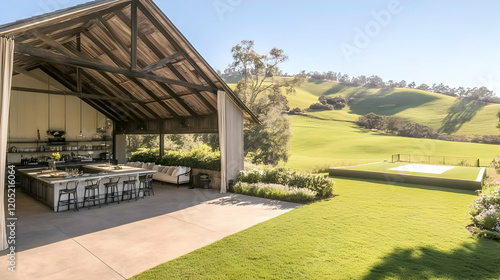 Outdoor Kitchen and Lounge ...